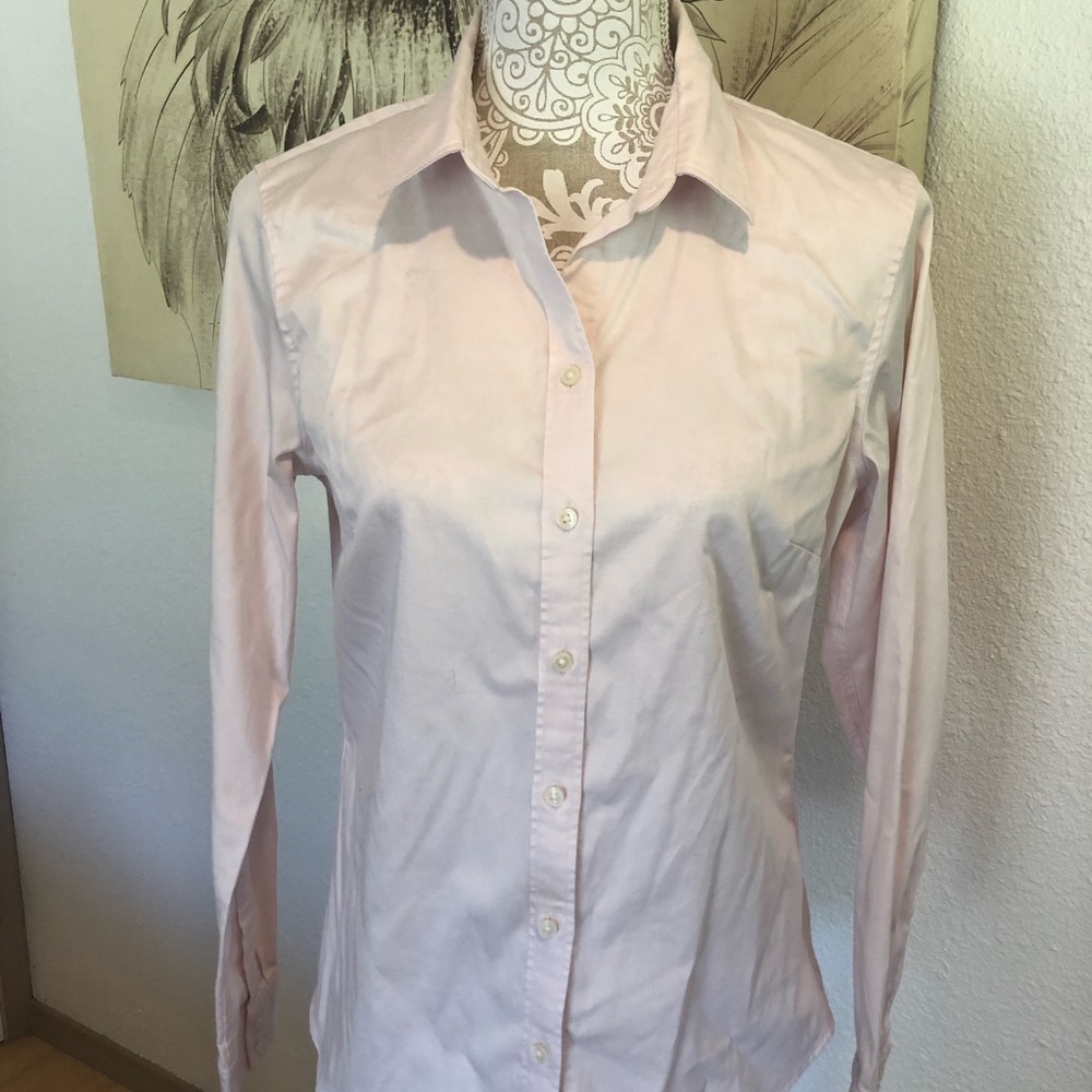Banana Republic Pale pink blouse.